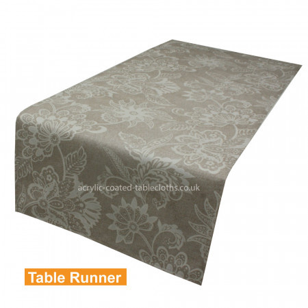 Danny Boy Natural Acrylic Coated Table Runner
