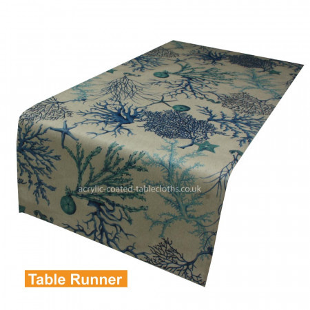 Reef Acrylic Coated Table Runner