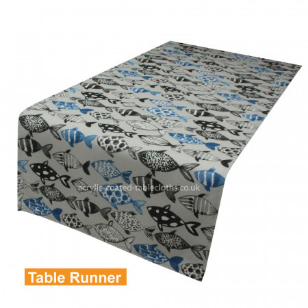 Mr Cod Fish Acrylic Coated Table Runner