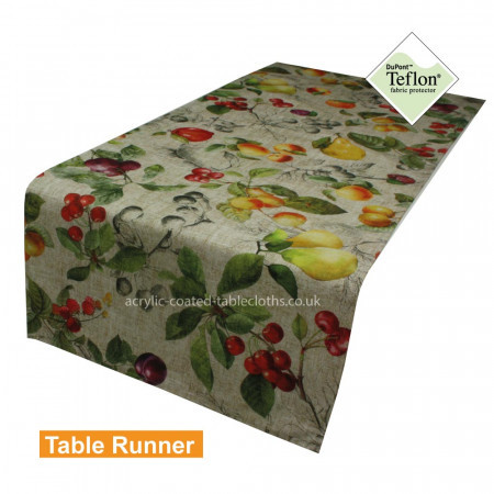 Five A Day Acrylic Coated Table Runner