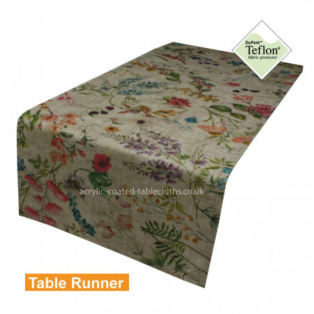 Meadow Acrylic Coated Table Runner