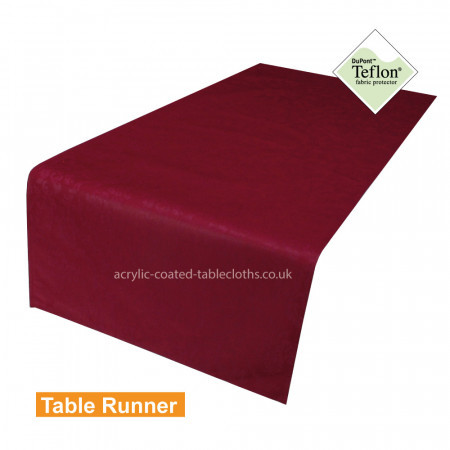 Park Lane Fuchsia Acrylic Coated Table Runner