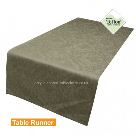 Park Lane Stone Acrylic Coated Table Runner