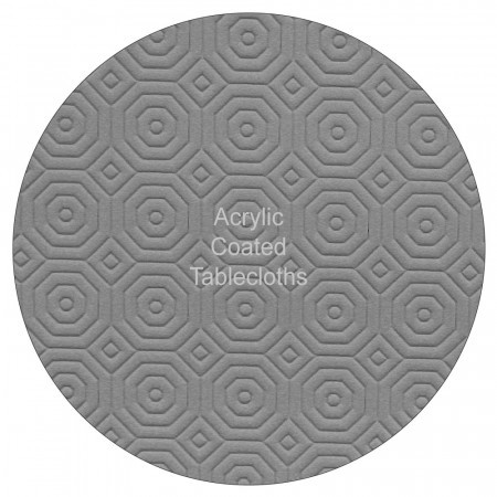 Grey Table Protector Round