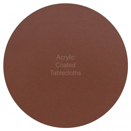 Round Brown Table Felt