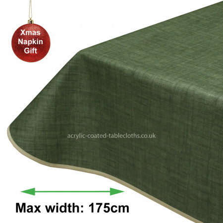 Christmas Acrylic Coated Tablecloth Douglas Green