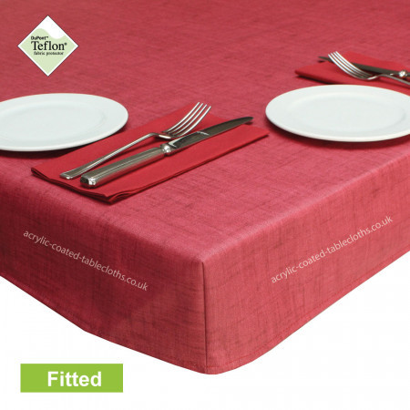 Fitted Tablecloth Symphony Bordeaux