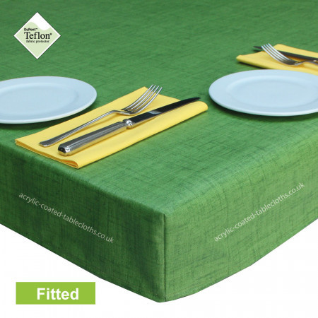 Fitted Tablecloth Symphony Leaf Green