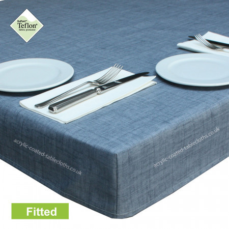 Fitted Tablecloth Symphony Light Denim