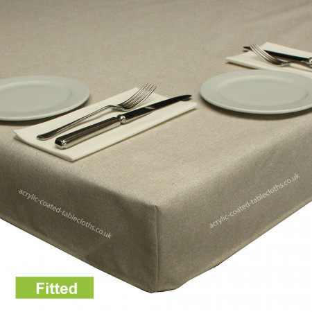 Fitted Tablecloth Maison Oatmeal