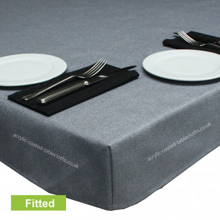 Fitted Tablecloth Maison Soft Granite
