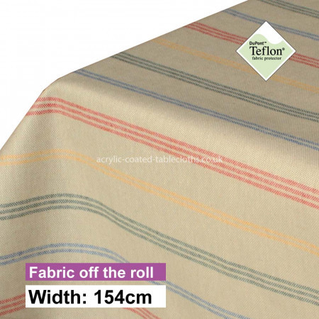 Lively Lines Acrylic Coated Fabric