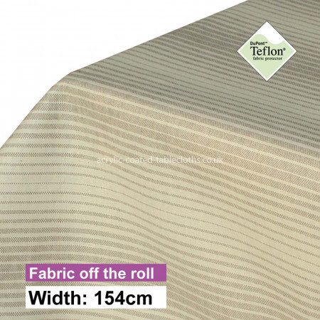 Seismic Lines Taupe Acrylic Coated Fabric