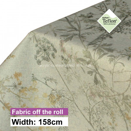 Green Fields Acrylic Coated Fabric