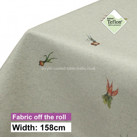 Garden Vegetables Acrylic Coated Fabric