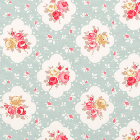 Clarke and Clarke Rosetta Autumn Fabric, Remnant
