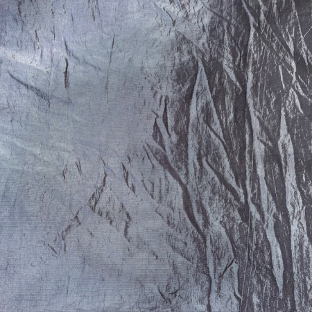 Clarke and Clarke Silky Anthracite Fabric, Remnant