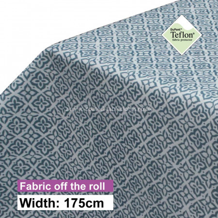 Milton Blue Acrylic Coated Fabric