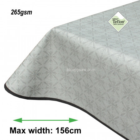 Berkeley Silver Acrylic Coated Tablecloth