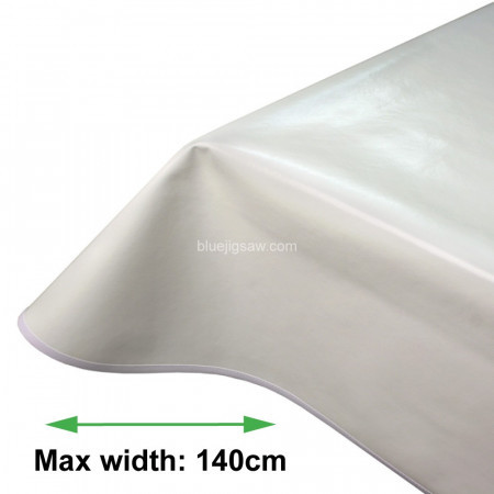 White Vinyl PVC Tablecloth