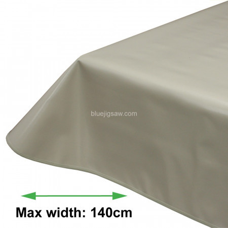 Latte Vinyl PVC Tablecloth