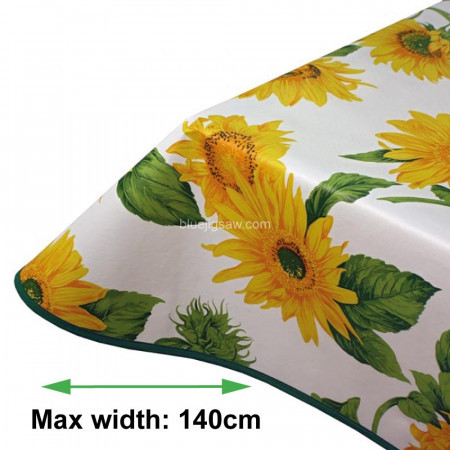 Sunflowers Vinyl PVC Tablecloth