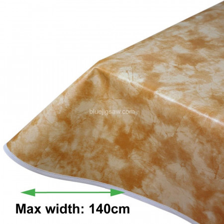 Misty Terracotta Vinyl PVC Tablecloth