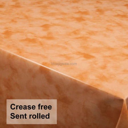 Misty Terracotta Vinyl PVC Tablecloth