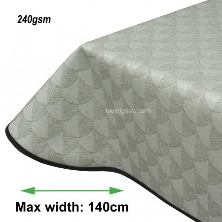 Sevilla Natural Acrylic Coated Tablecloth