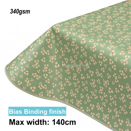 Lola PVC Tablecloth Niwa Green Tea