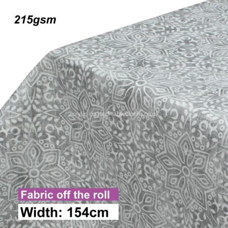 Cadiz Grey Acrylic Coated Fabric