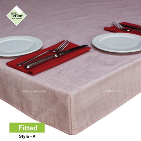 Fitted Wipeclean Tablecloth Symphony Petal