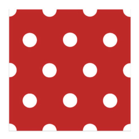 Francoise Paviot Dinner Napkin Polka Dot Red